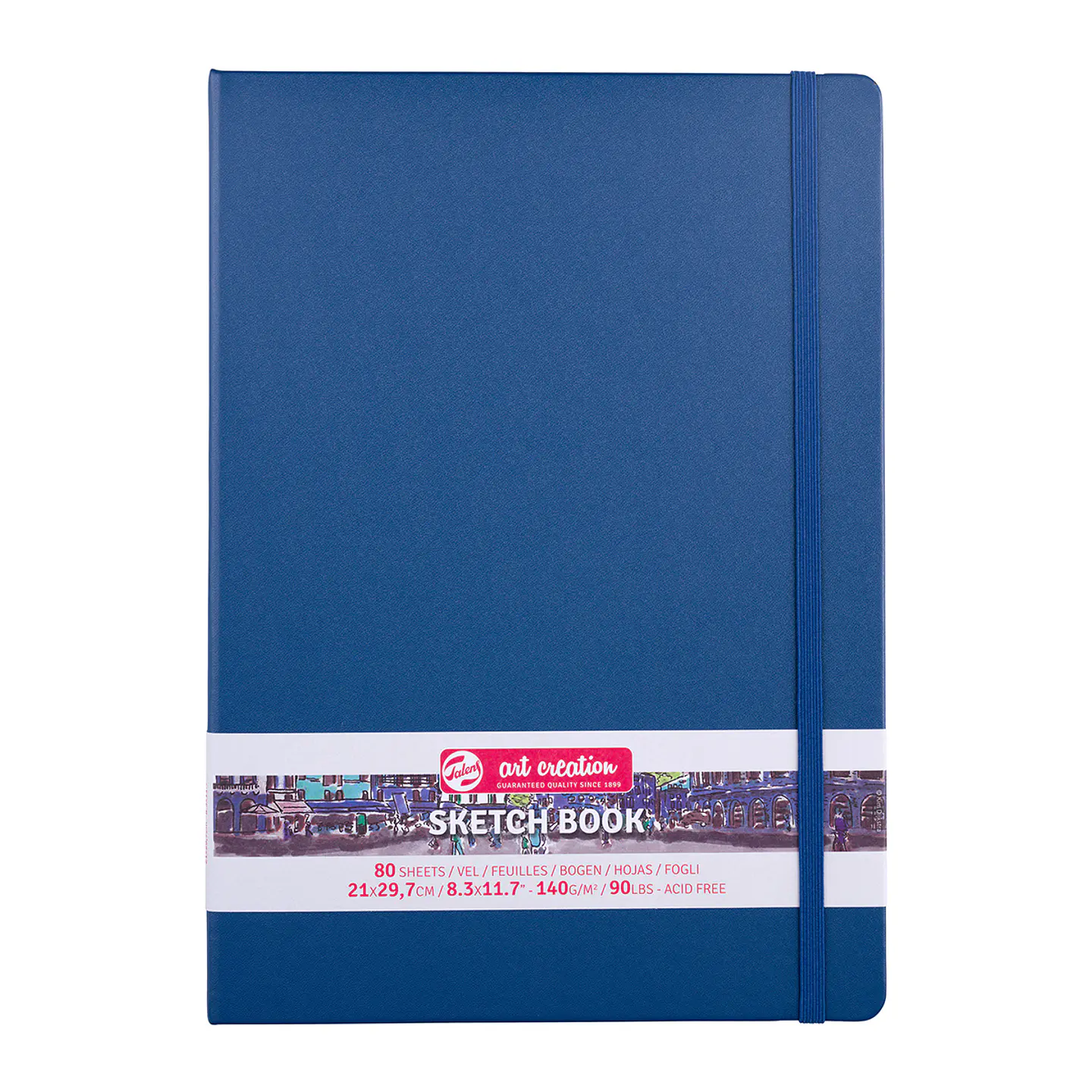 Libreta Sketchbook Azul Marino Lisa 140grs 80hjs - Art Creation 5