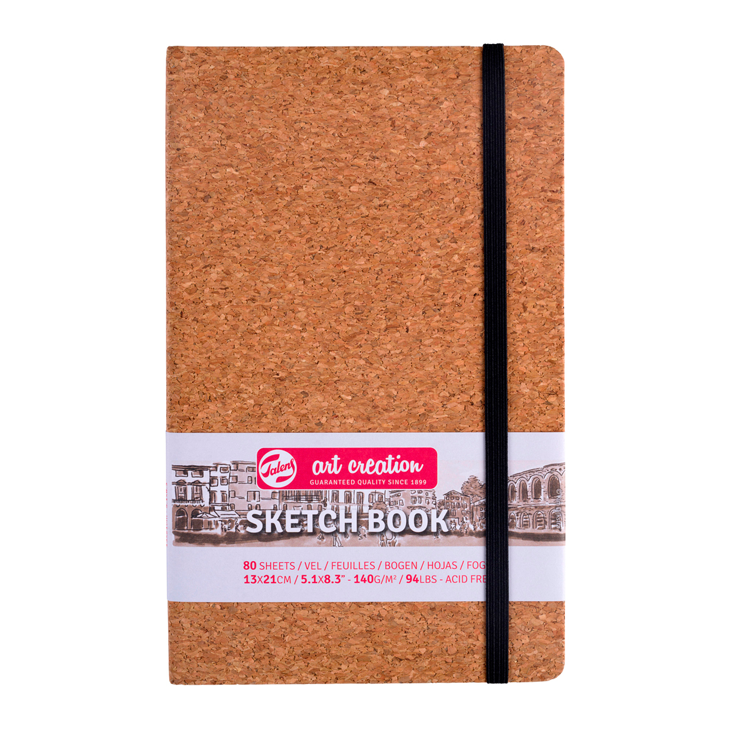 Libreta Sketchbook Corcho Lisa 140grs 80hjs - Art Creation 3