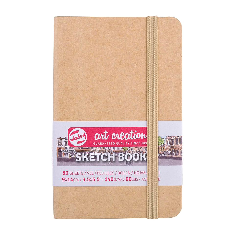 Libreta Sketchbook Kraft Lisa 140grs 80hjs - Art Creation 2