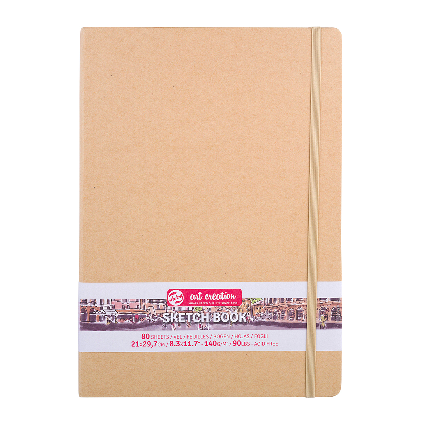 Libreta Sketchbook Kraft Lisa 140grs 80hjs - Art Creation 5