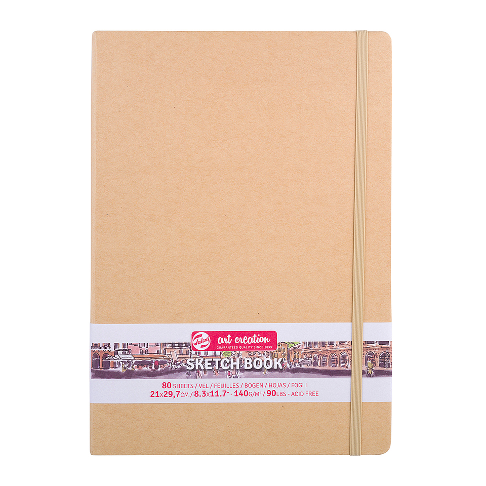 Libreta Sketchbook Kraft Lisa 140grs 80hjs - Art Creation 5