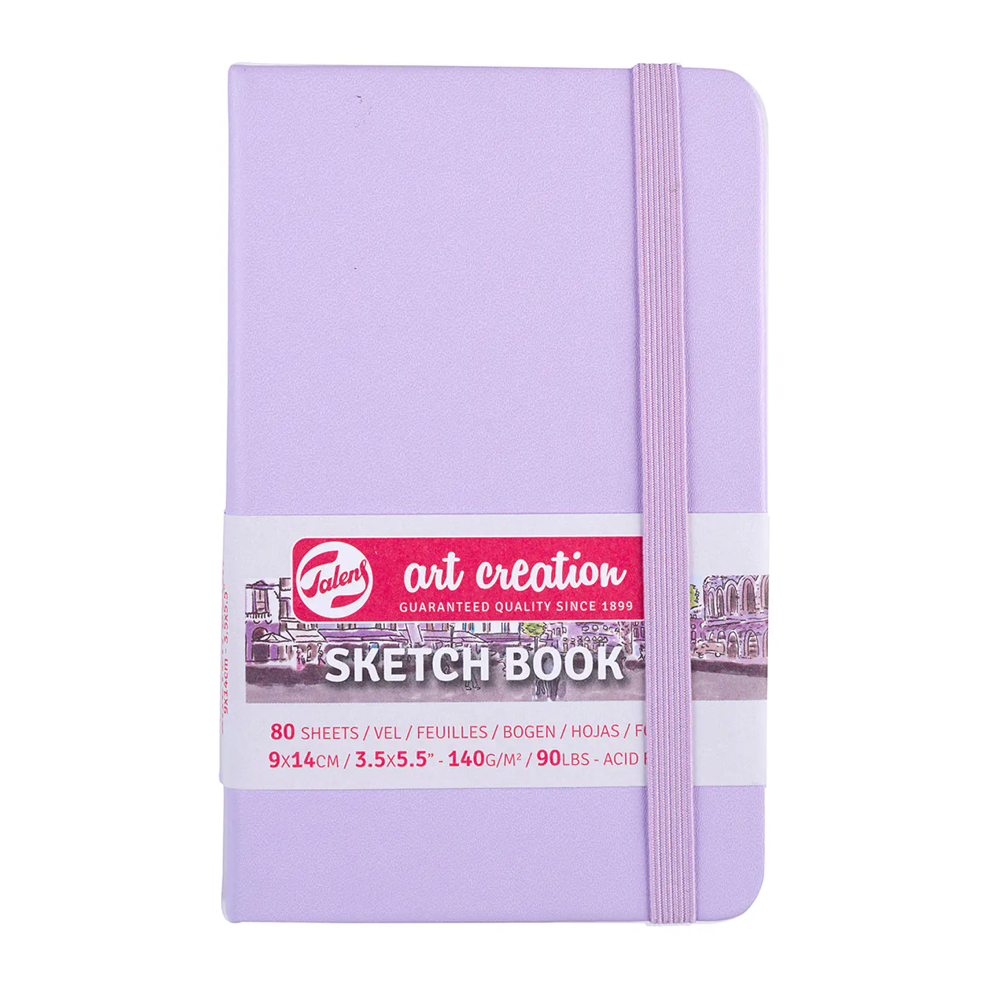 Libreta Sketchbook Violeta Pastel Lisa 140grs 80hjs - Art Creation 2