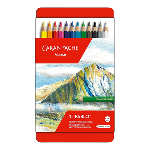 Lápices de Colores Pablo Caran D Ache Set 12
