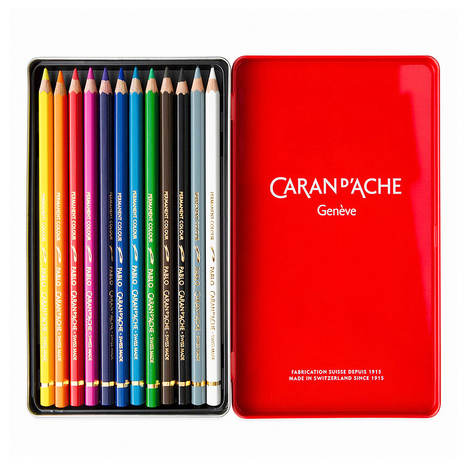 Lápices de Colores Pablo Caran D Ache Set 12 2