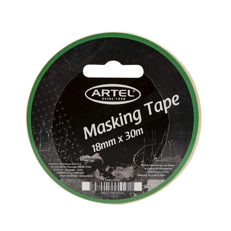 Masking Tape Rollo 18mmx30mts Artel 1