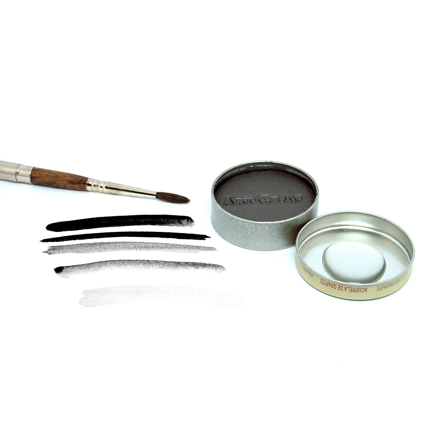 Pastilla Grafito Acuarelable ArtGraf Viarco Caja Metálica 5