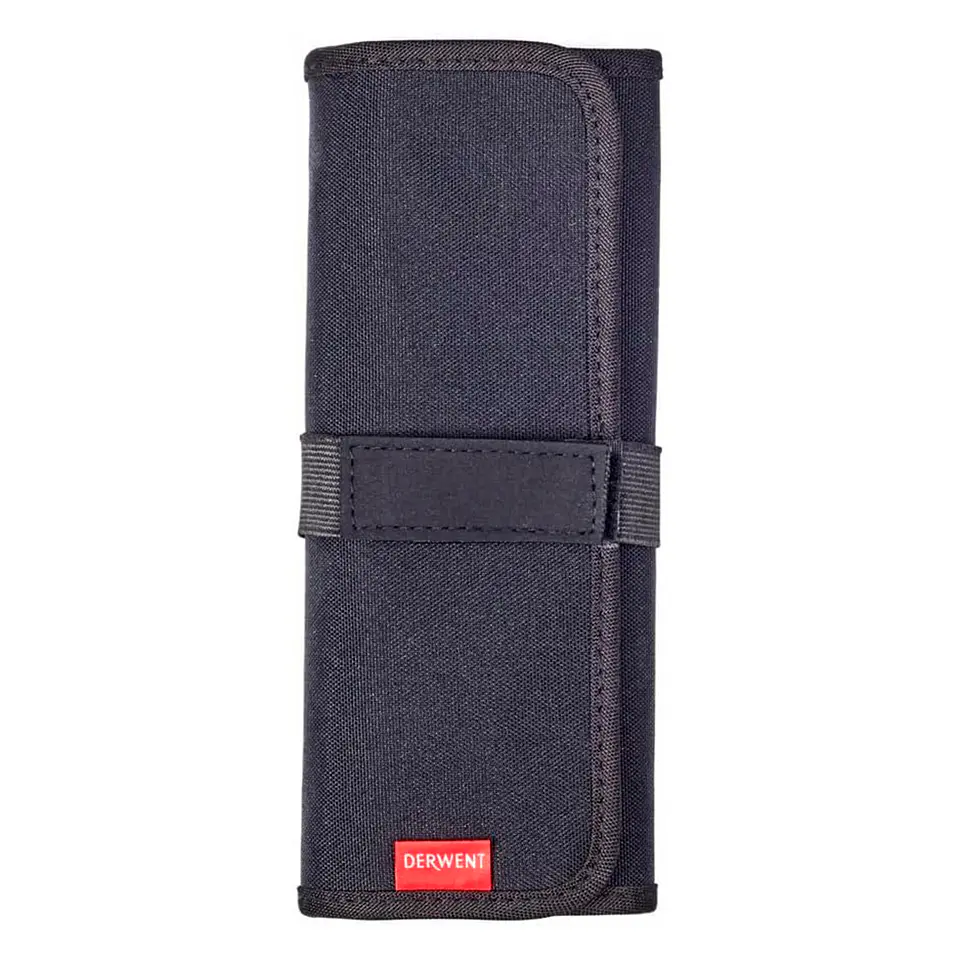 Estuche Enrollable Derwent Negro Para 24 Lápices  1
