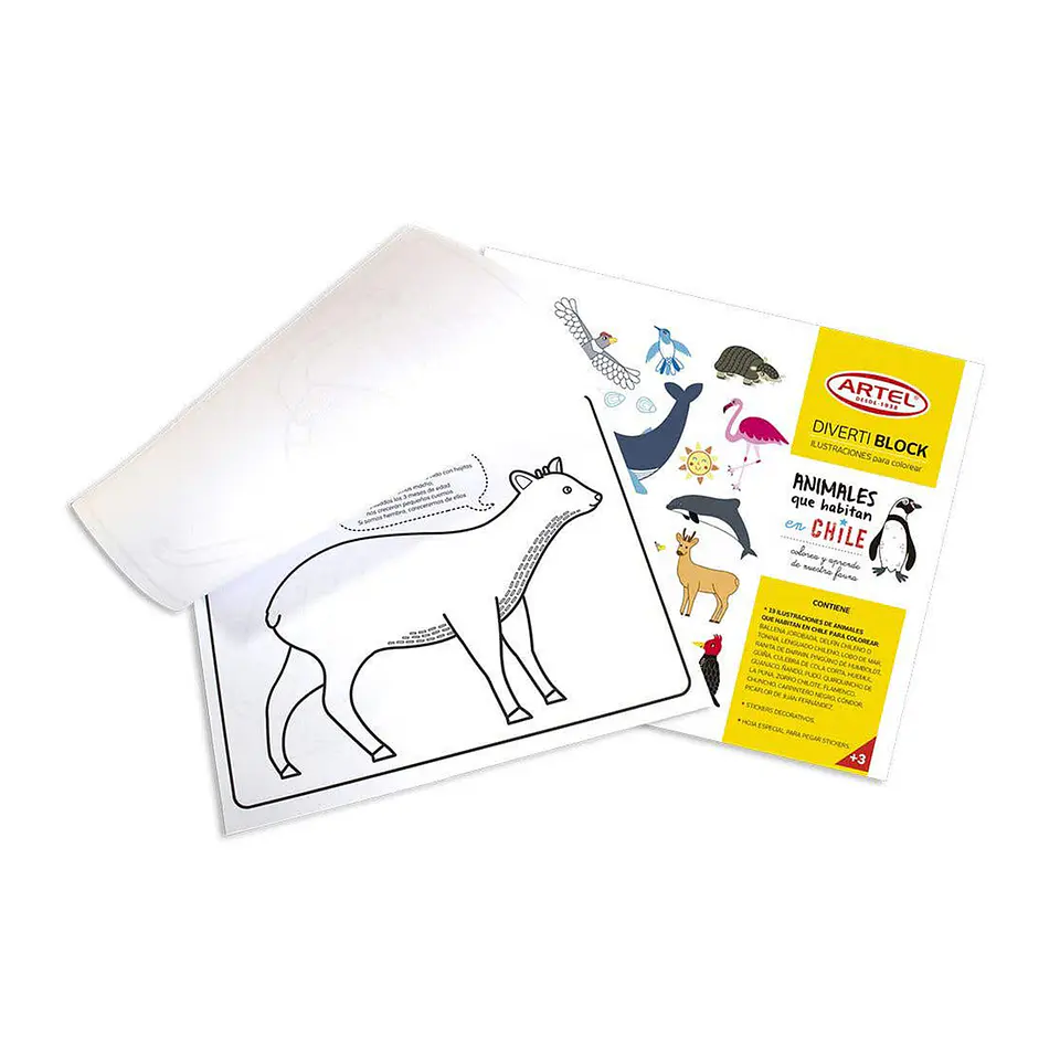 Divertiblock Animales Chilenos - Artel 2