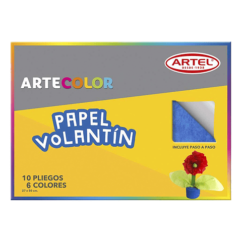 Estuche Artecolor Papel Volantín - Artel