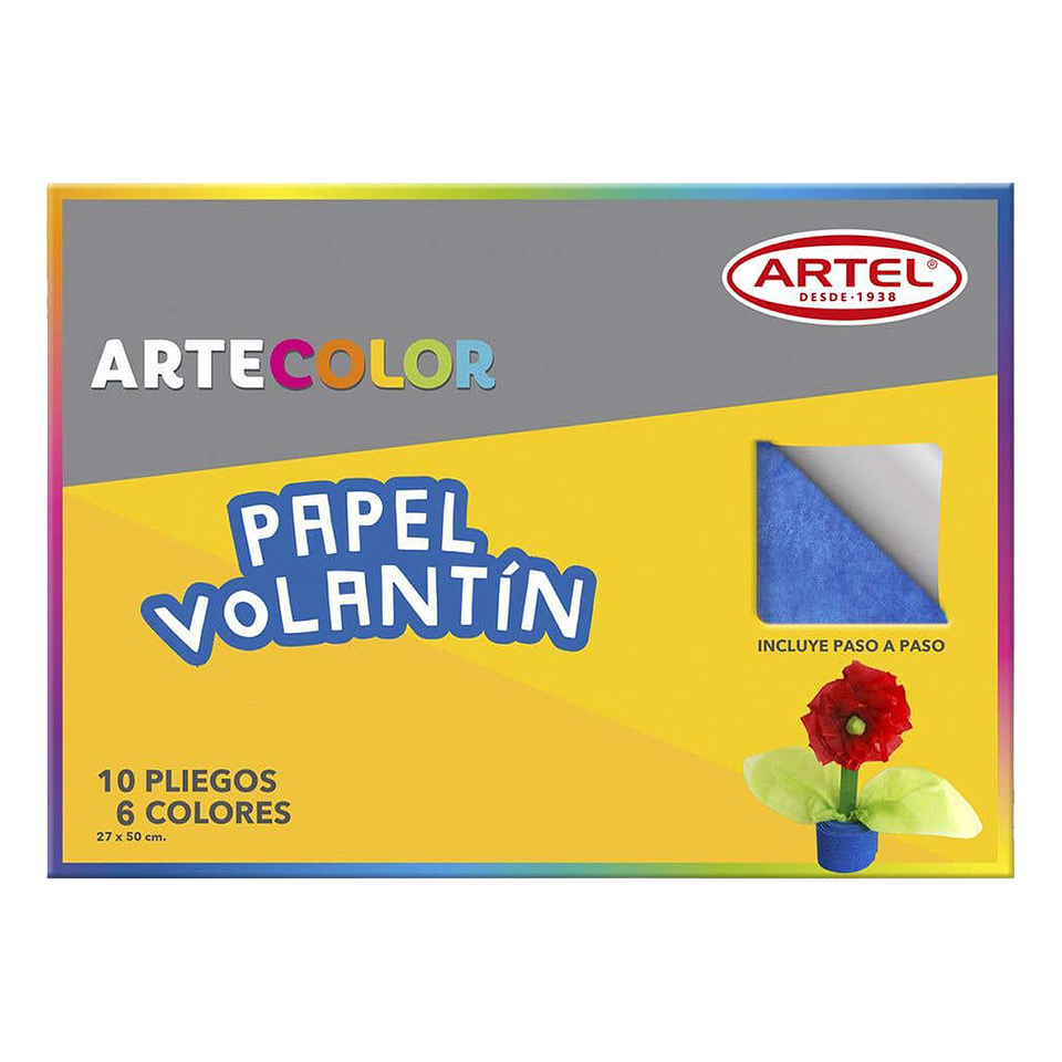 Estuche Artecolor Papel Volantín - Artel 1