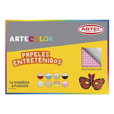 Estuche Artecolor Papeles Entretenidos - Artel
