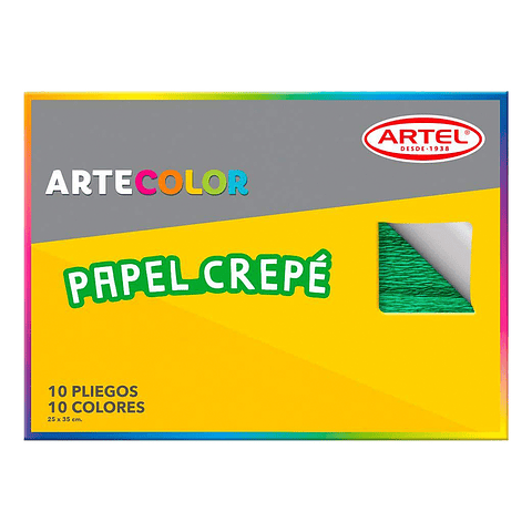 Estuche Artecolor Papel Crepé - Artel