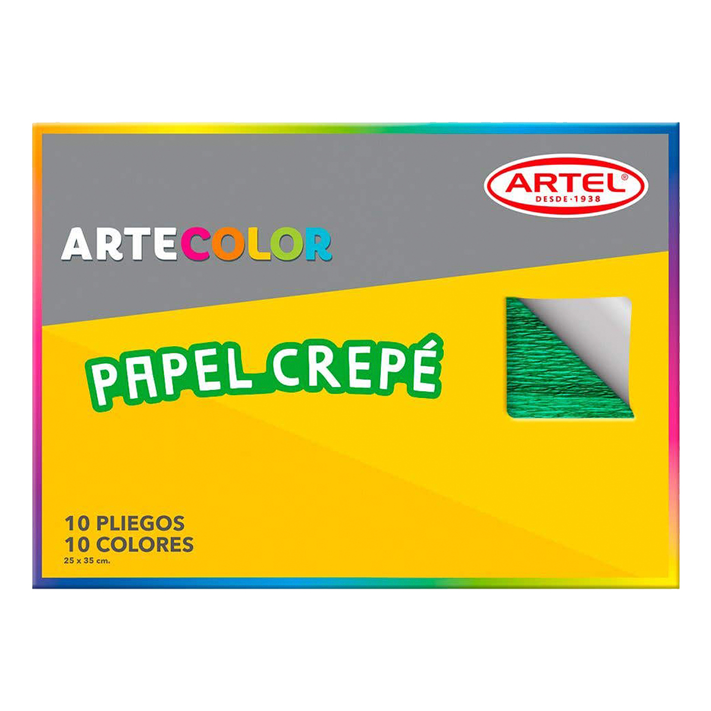 Estuche Artecolor Papel Crepé - Artel 1
