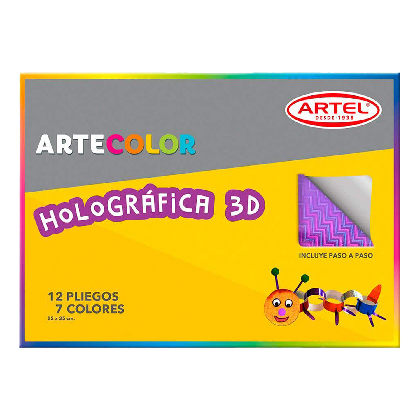 Estuche Artecolor Papel Holográfico - Artel 1