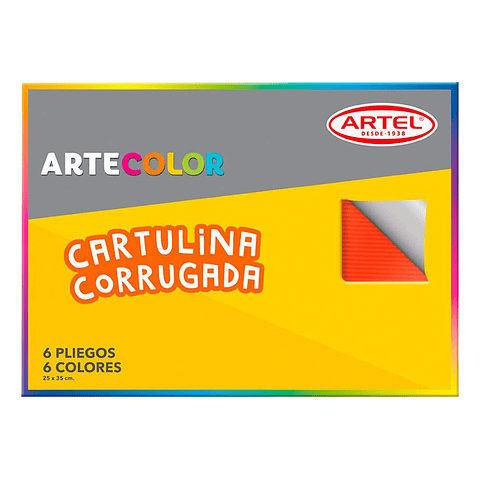 Estuche Artecolor Cartulina Corrugada - Artel