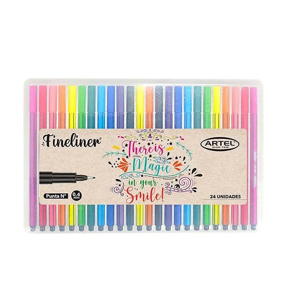 Estuche Fineliner Artel 24 colores 1