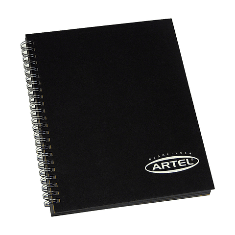 Croquera Hoja Negra 16X21cm 50 Hojas - Artel