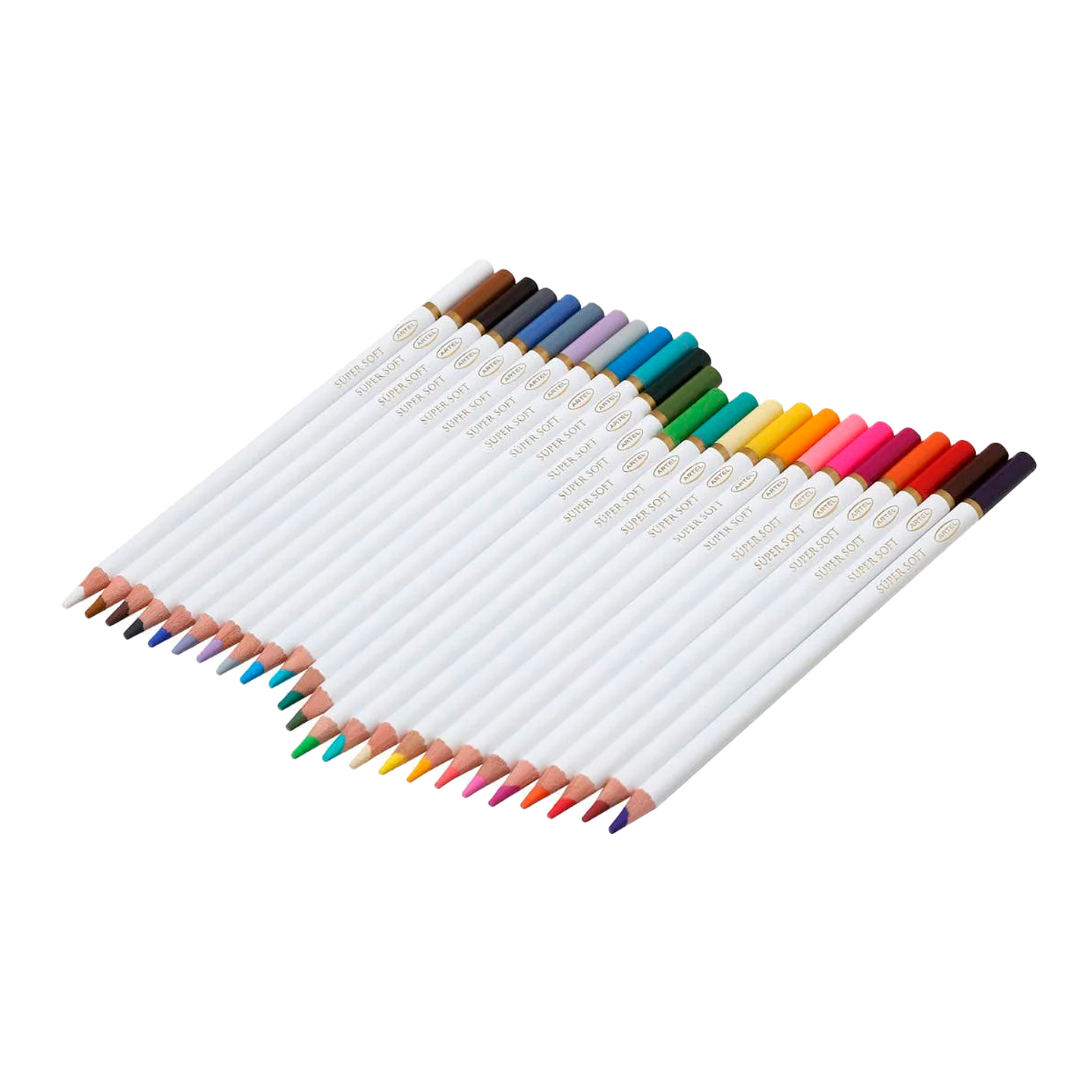 Lápices de colores Super Soft 24 colores - Artel 2