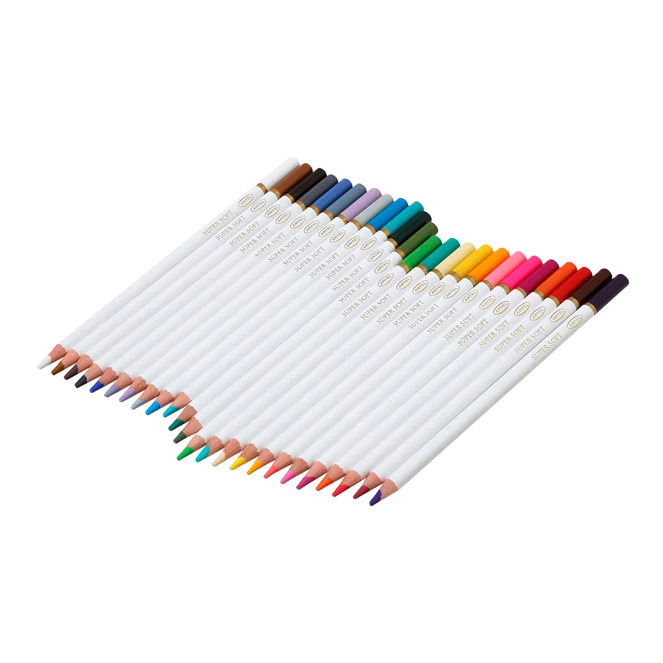 Lápices de colores Super Soft 24 colores - Artel 2