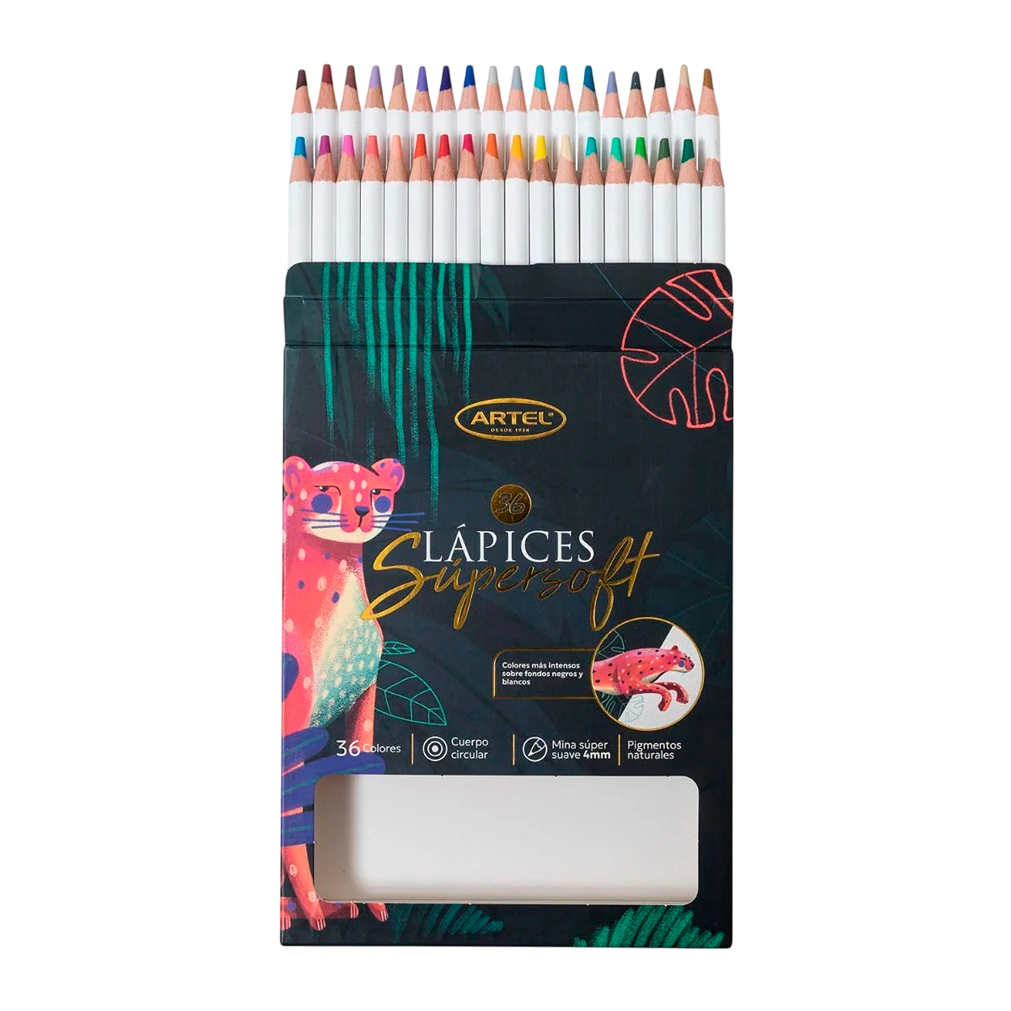 Lápices de colores Super Soft 36 colores - Artel 3