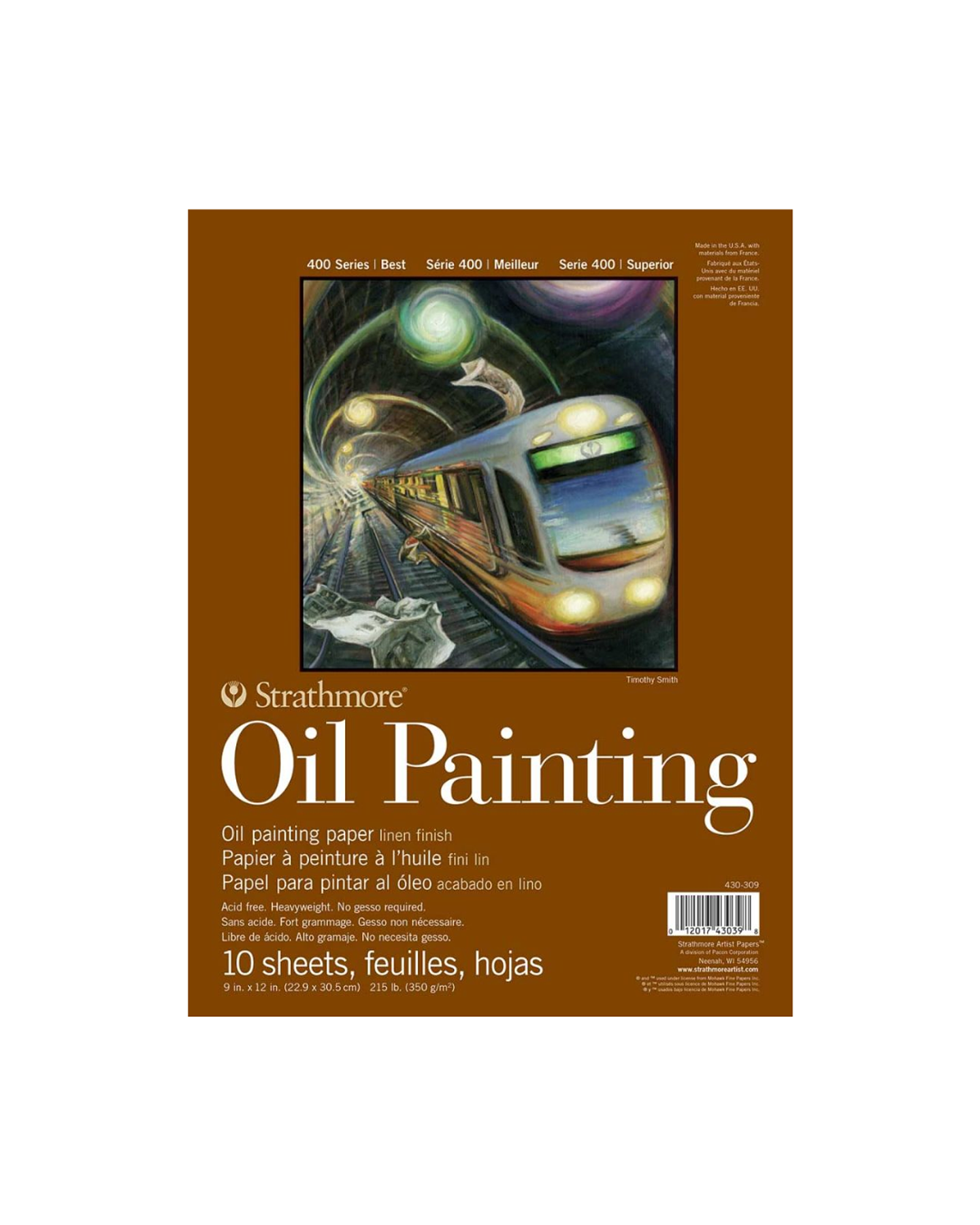 Block para Óleo Oil Painting 350 g/m2 - Strathmore 400 Series 1