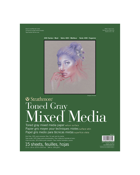 Toned Gray Mixed Media