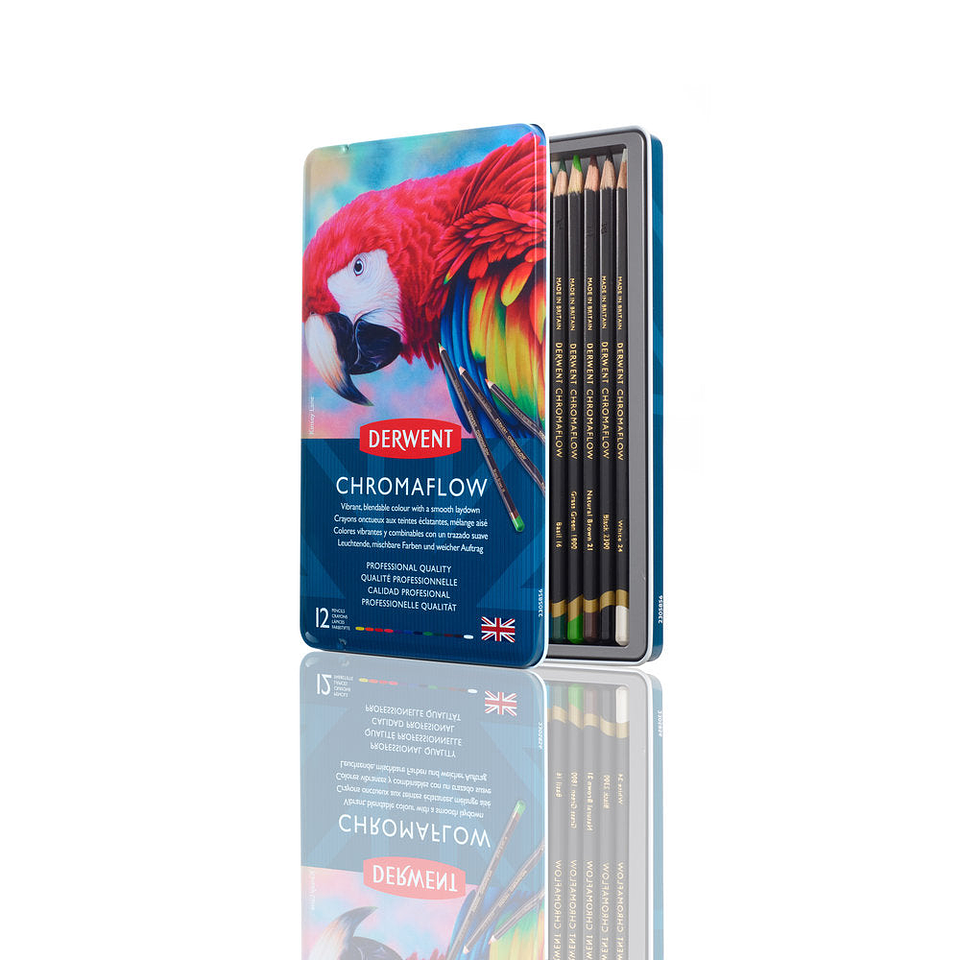 Lápices de Colores Derwent Chromaflow Set 12 Colores 3