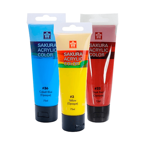 Pintura Acrilica 75ml Sakura 