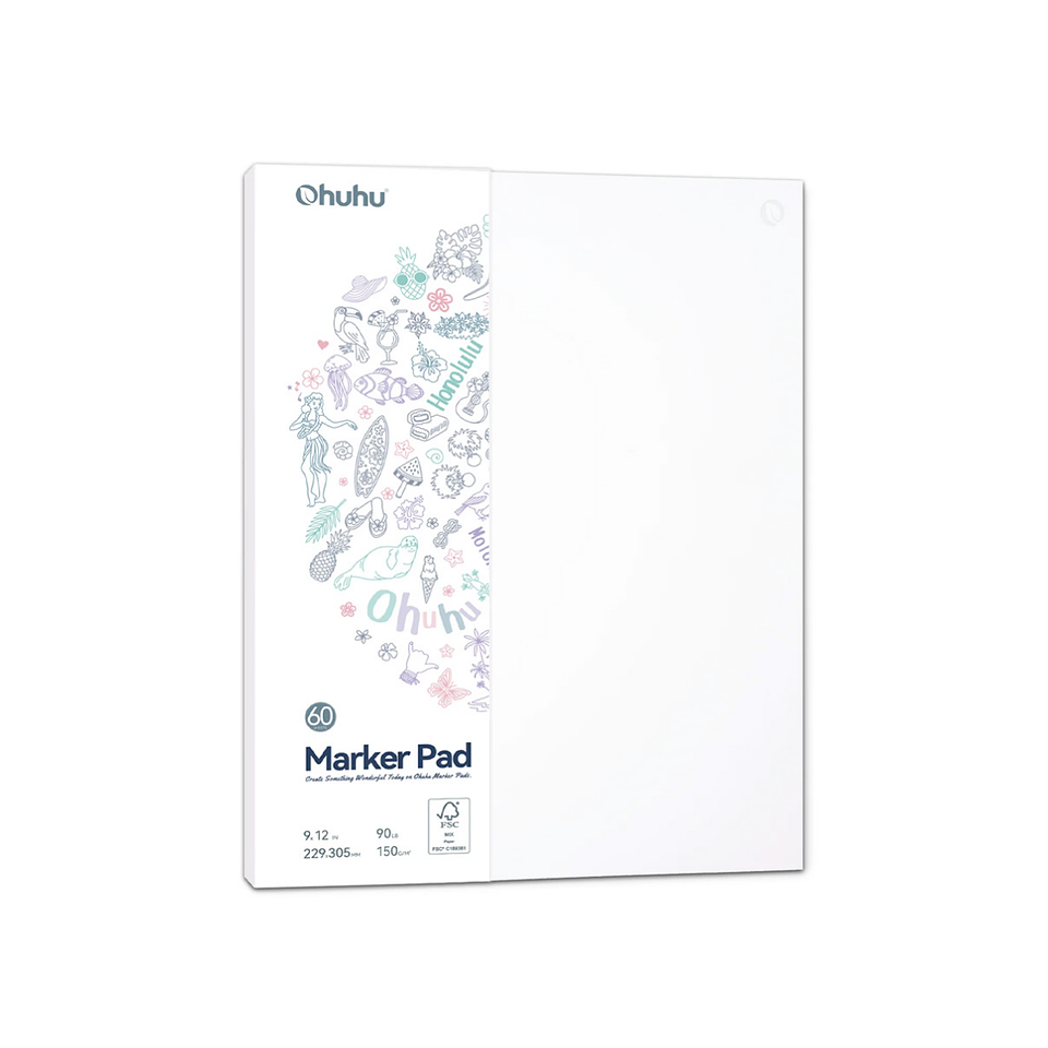 Block Para Marcadores Marker Pad 150 G/m2 60h - Ohuhu 1