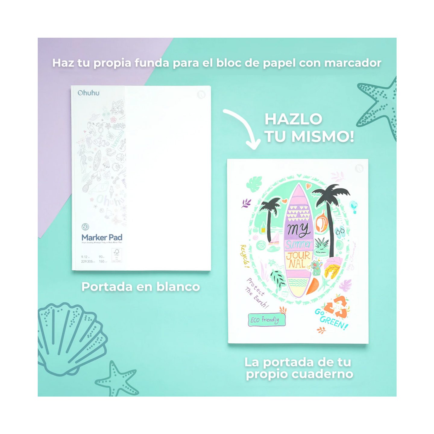 Block Para Marcadores Marker Pad 150 G/m2 60h - Ohuhu 3