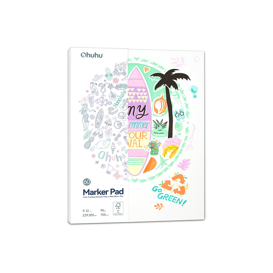 Block Para Marcadores Marker Pad 150 G/m2 60h - Ohuhu 2