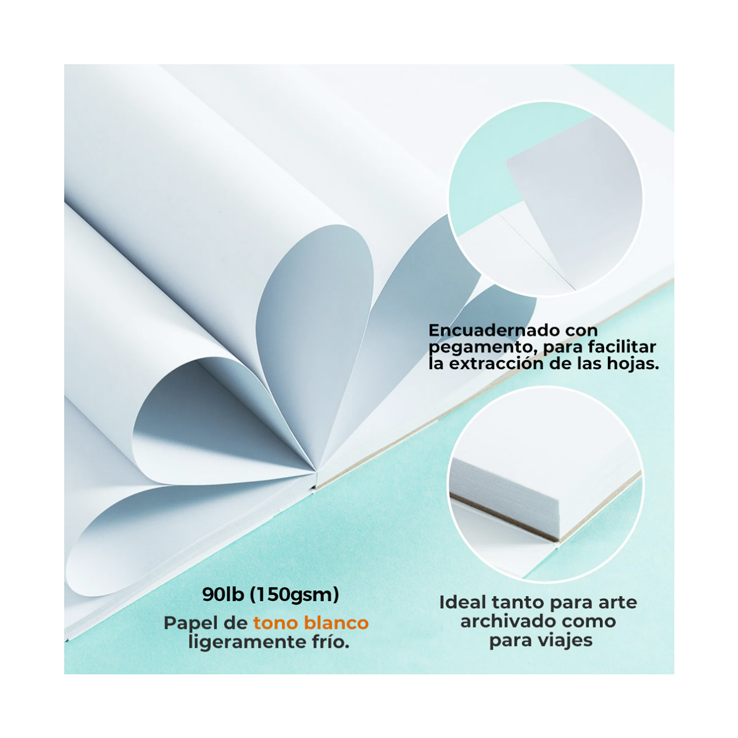 Block Para Marcadores Marker Pad 150 G/m2 60h - Ohuhu 5