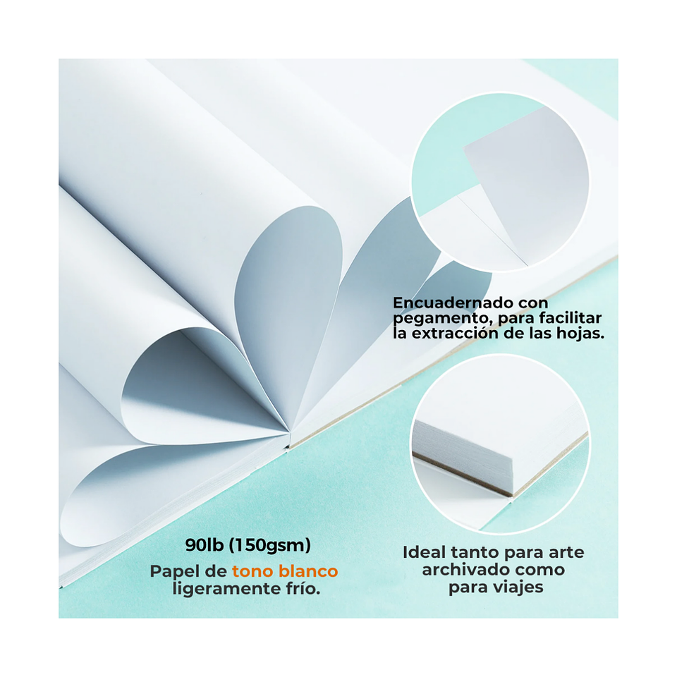 Block Para Marcadores Marker Pad 150 G/m2 60h - Ohuhu 5