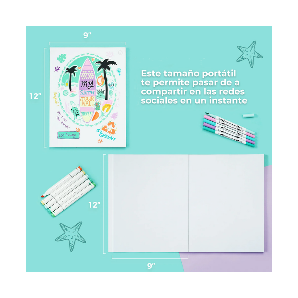 Block Para Marcadores Marker Pad 150 G/m2 60h - Ohuhu 7