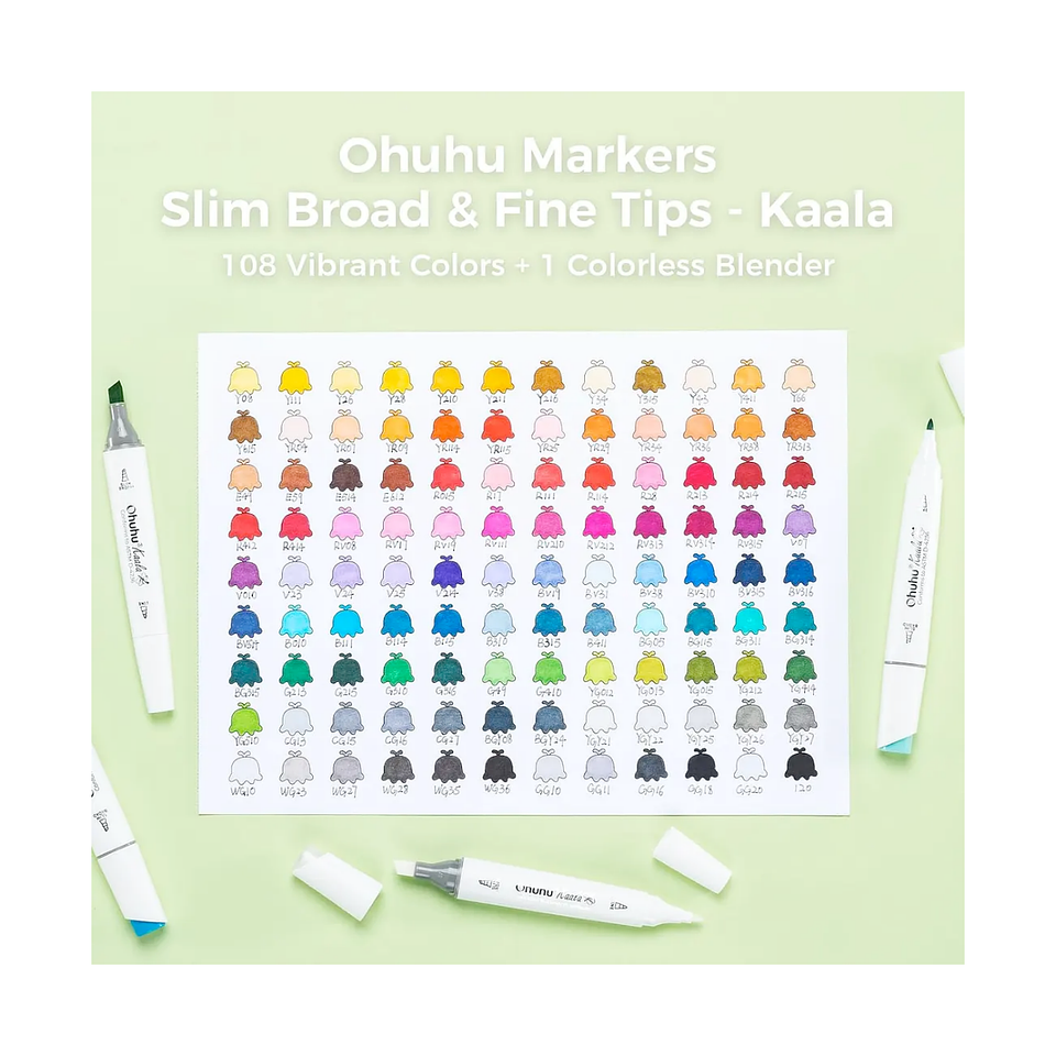 Kaala 108 Marcadores De Alcohol 2