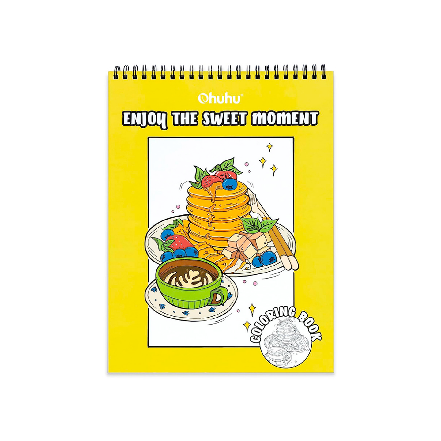 Ohuhu Libro Para Colorear Doble Cara Enjoy The Sweet Moment 1