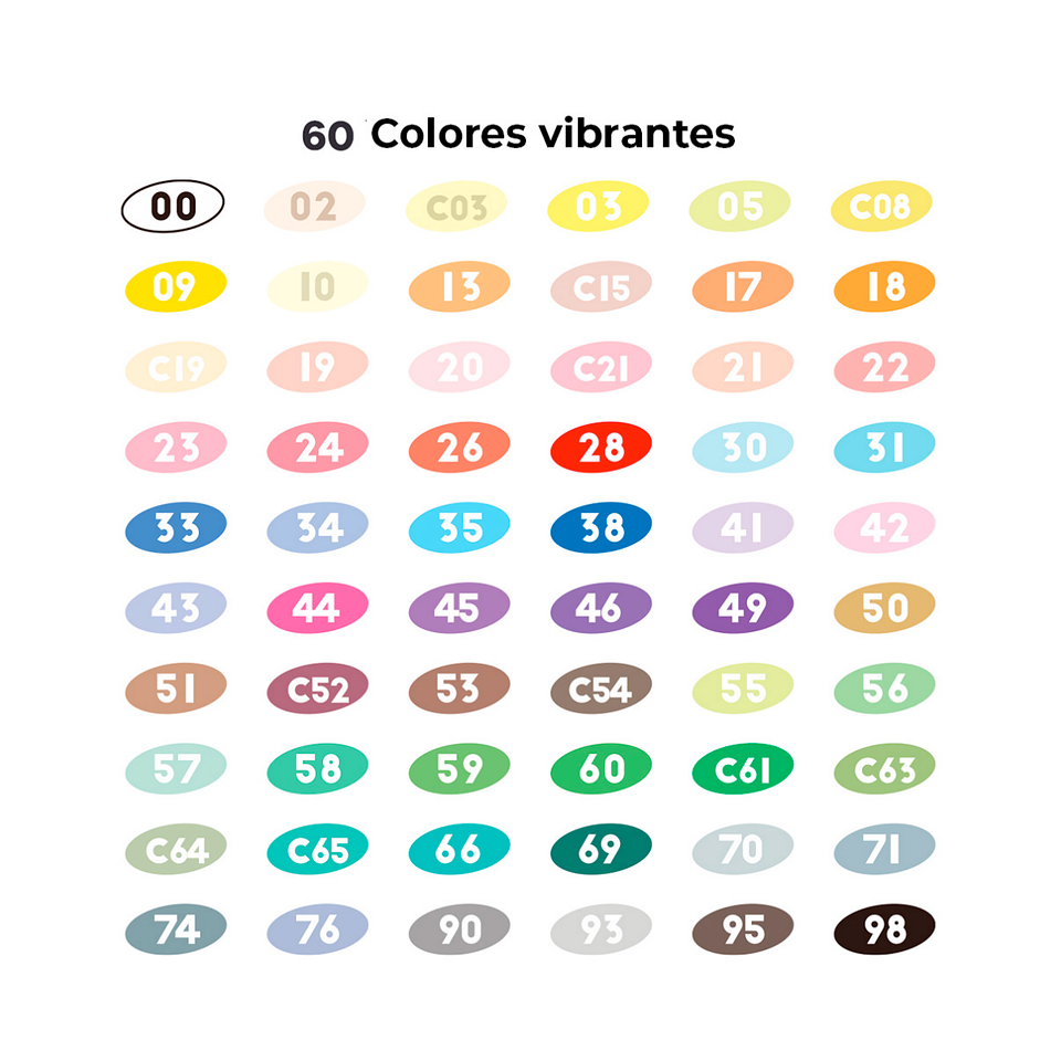 ARRTX Marcadores de Acrilico 60 Colores Punta Pincel 2