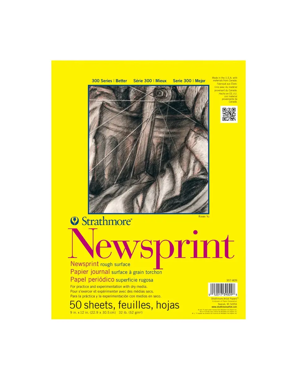 Strathmore 300 Series - Block Newsprint 52 g/m2 1