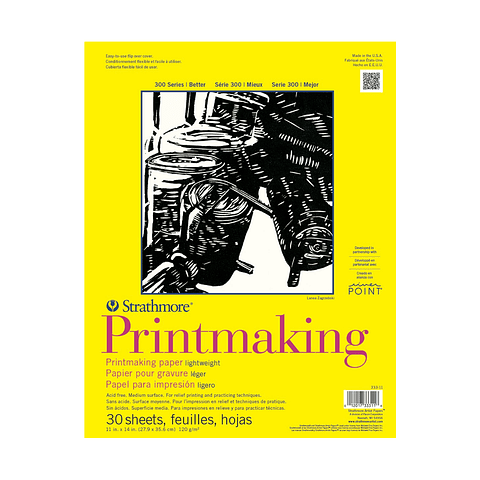 Block para Impresión Printmaking 120 g/m2 - Strathmore 300 Series