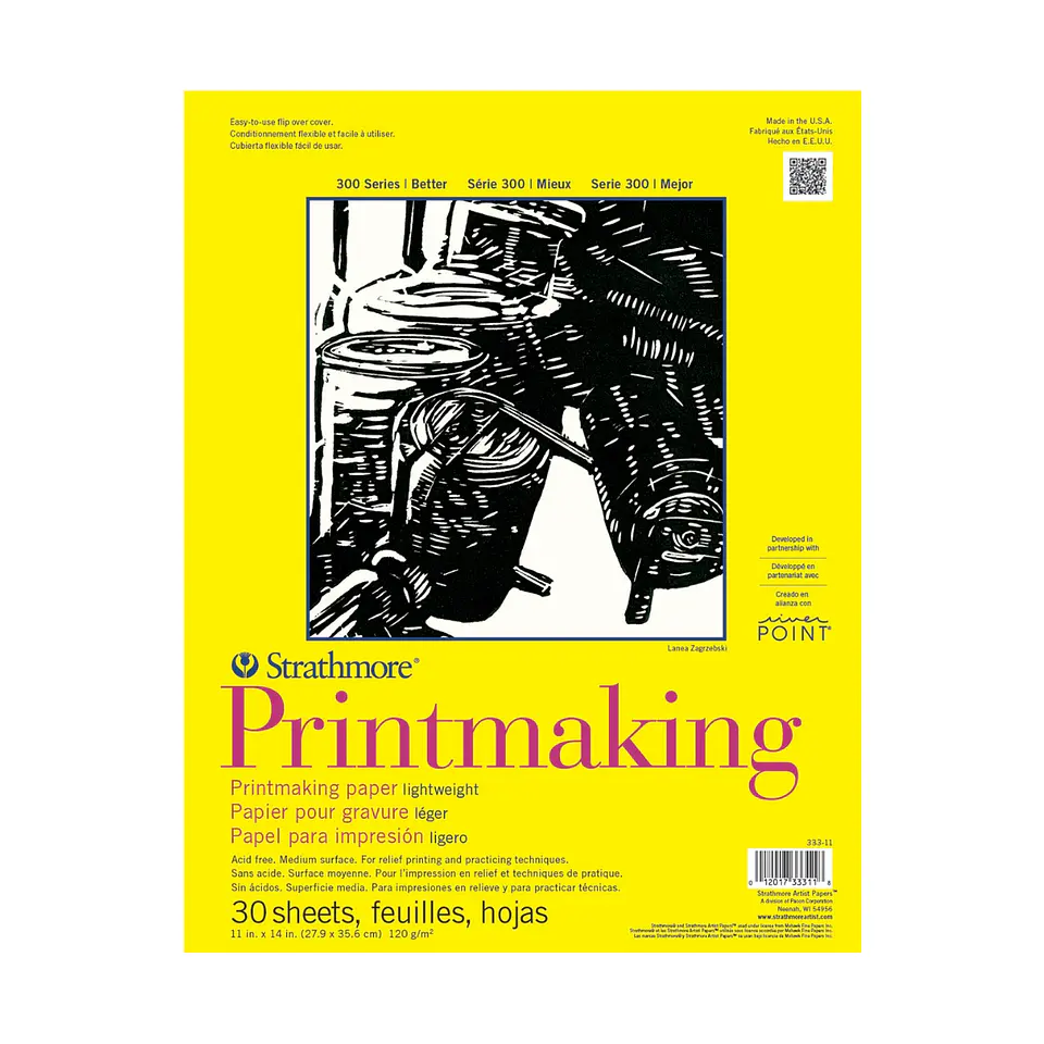 Block para Impresión Printmaking 120 g/m2 - Strathmore 300 Series 1