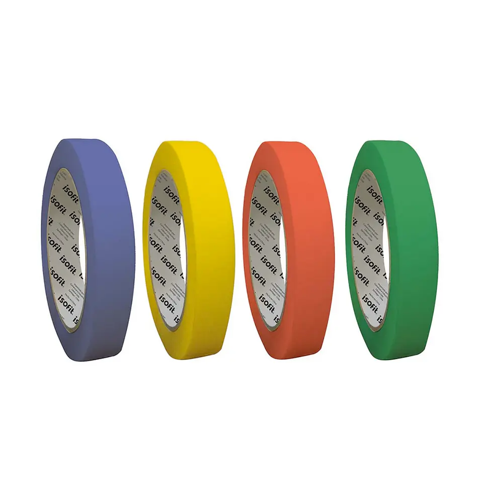 Masking Tape De Colores 18mmx40m Isofit Rojo 1