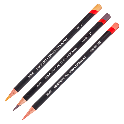 Lápiz Carboncillo con Color Tinted Charcoal - Derwent