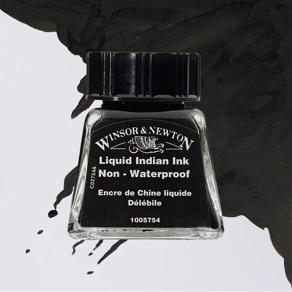 Tinta China Para Dibujo 14ml - Winsor & Newton 15