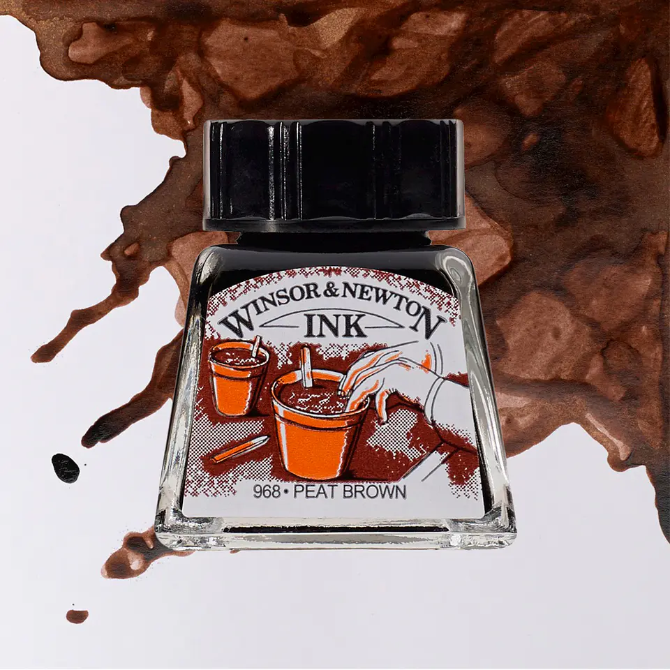 Tinta China Para Dibujo 14ml - Winsor & Newton 18