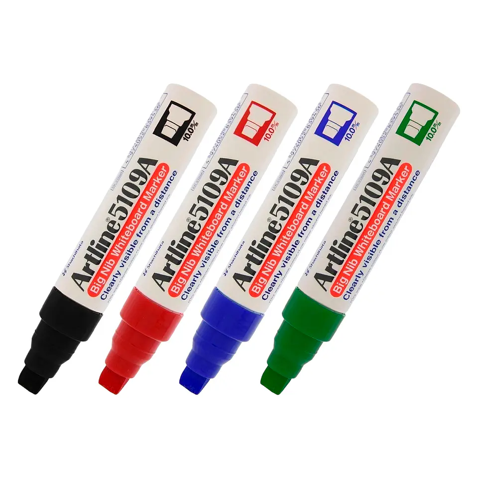 Marcador de Pizarra 5109A Punta Biselada - Artline 1