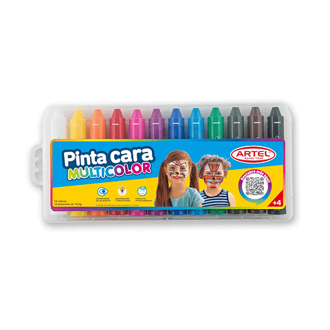 Pinta Cara 12 Colores - Artel