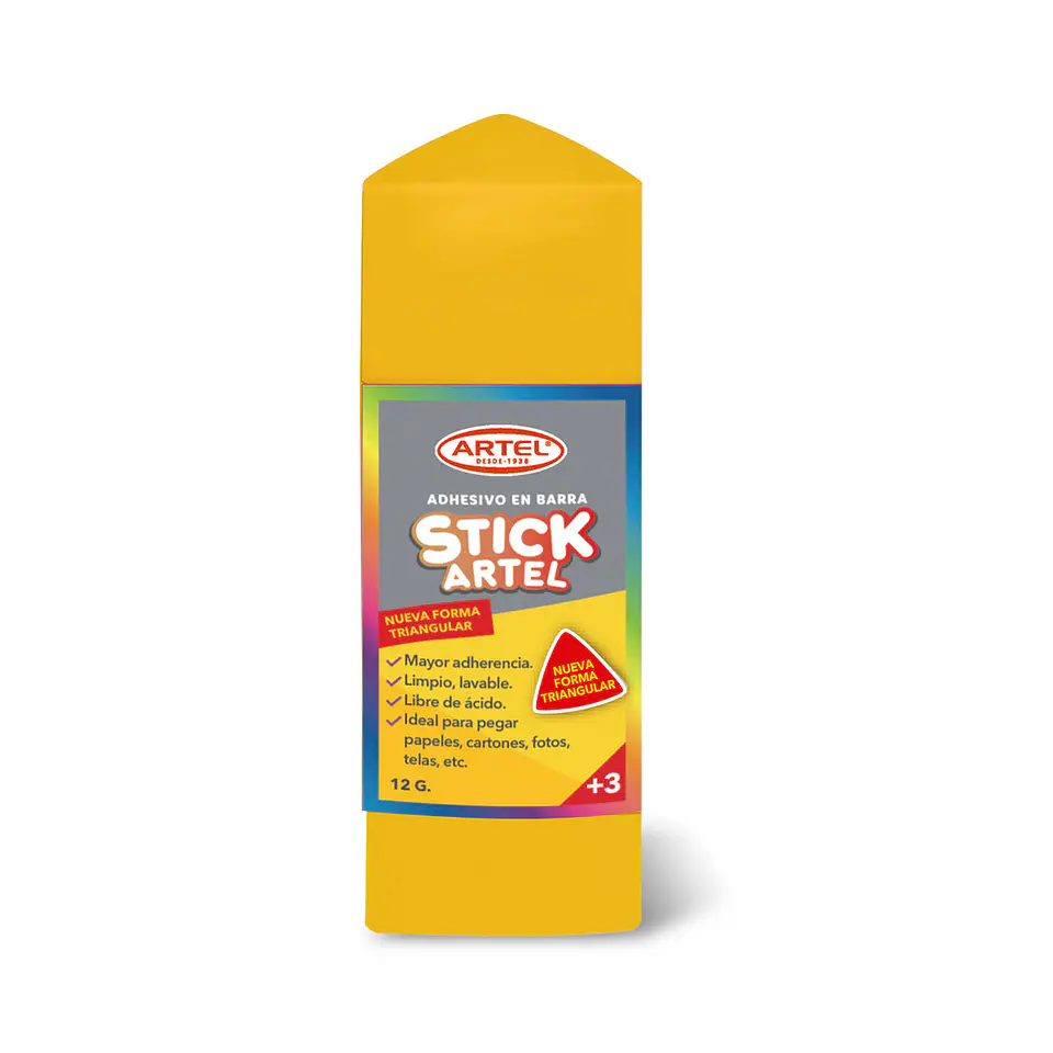 Adhesivo En Barra Triangular 12Grs - Artel 1