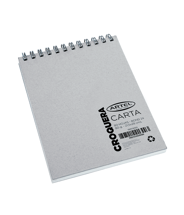 Croquera Bond Carta 21X28cm 80 Hojas - Artel