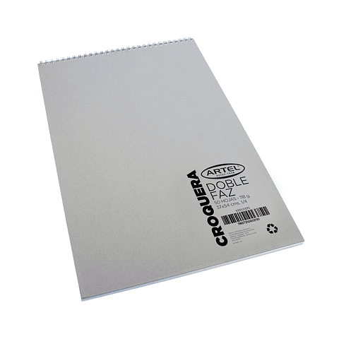 Croquera Doble Faz 1/4 Espiral 50 Hojas 37X54Cm - Artel