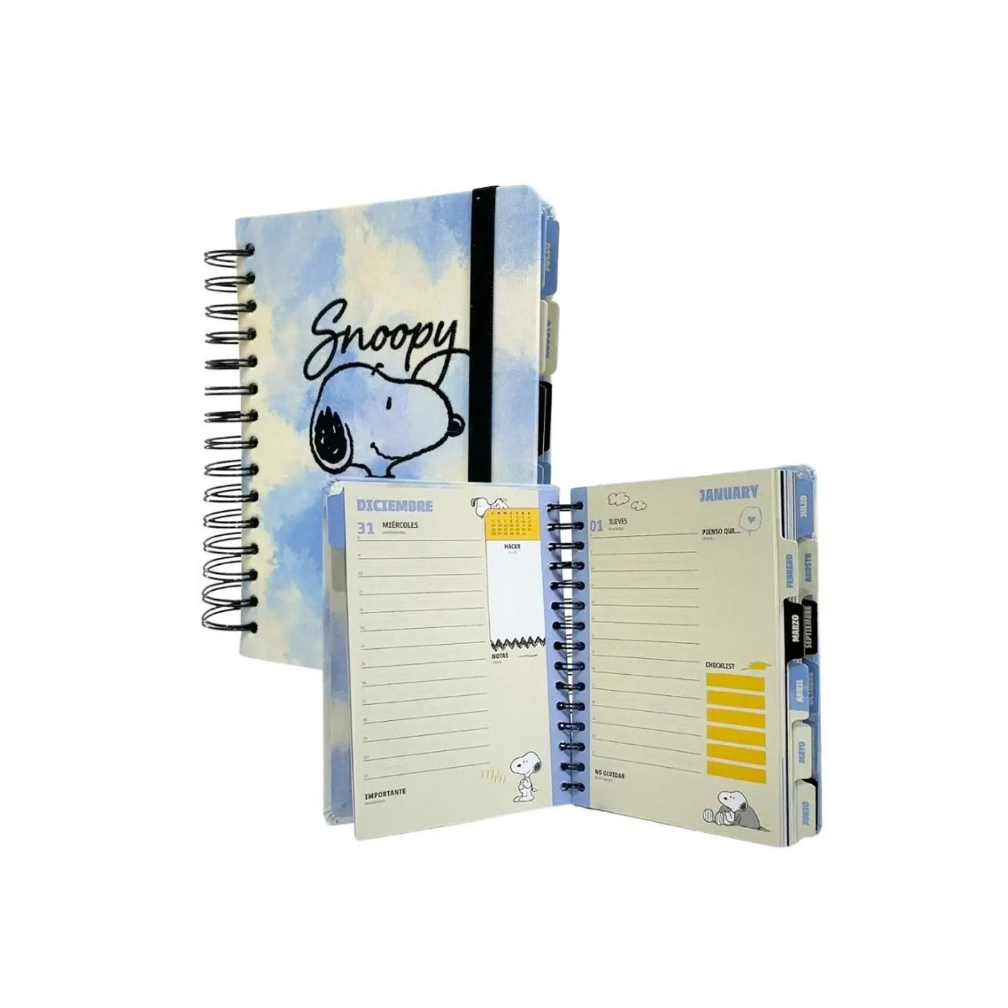 Agenda Diaria 2026 Mooving Snoopy 3